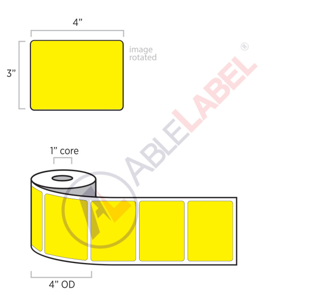 Direct Thermal Color Paper Labels | Able Label | 4