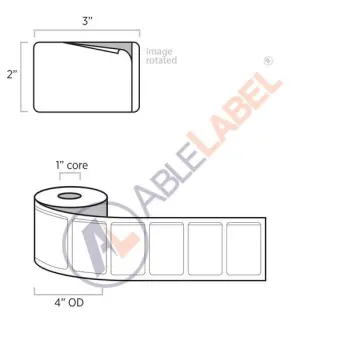 able-label-3-by-2-white-piggyback-label-wound-on-1-inch-core