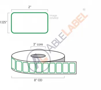 able-label-2-by-1-and-1-eighth-white-with-green-border-label