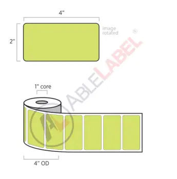 able-label-4-by-2-flood-lime-green-label-wound-on-4-inch-outside-diameter-by-1-inch-core
