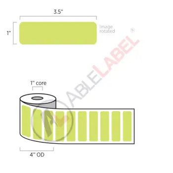 able-label-3-and-a-half-by-1-flood-lime-green-label-wound-on-4-inch-outside-diameter-by-1-inch-core