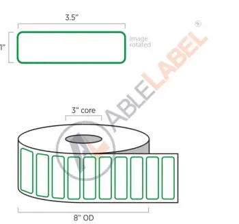 able-label-3-and-a-half-by-1-white-with-green-border-label