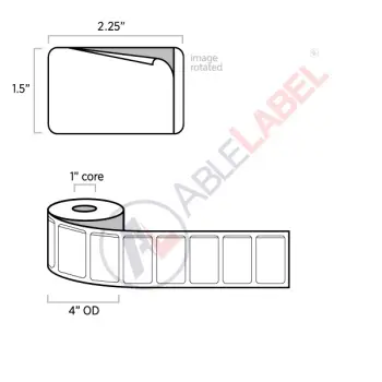 able-label-2-and-a-quarter-by-1-and-a-half-white-piggyback-label-wound-on-1-inch-core