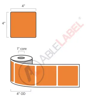 able-label-4-by-4-flood-orange-label-wound-on-4-inch-outside-diameter-by-1-inch-core