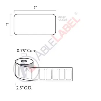 able-label-2-by-1-white-label-wound-on-2-point-6-inch-outside-diameter-by-3-quarter-inch-core