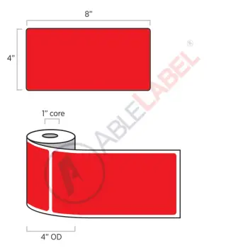 able-label-4-by-8-flood-red-label-wound-on-4-inch-outside-diameter-by-1-inch-core