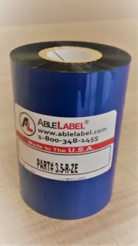 able-label-3-and-a-half-inch-black-wax-coated-side-out-zebra-compatible-ribbon