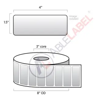 able-label-4-by-1-and-a-half-matte-chrome-silver-polyester-label-on-3-inch-core