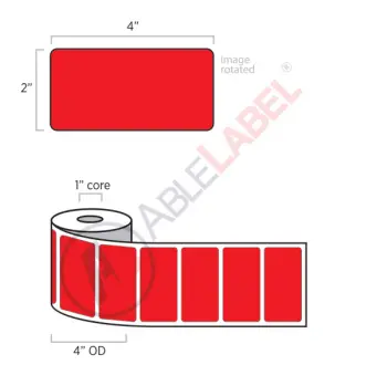 able-label-4-by-2-flood-red-label-wound-on-4-inch-outside-diameter-by-1-inch-core