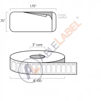 able-label-1-and-3-quarter-by-3-quarter-white-piggyback-label-wound-on-3-inch-core
