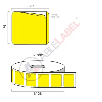 able-label-2-and-a-quarter-by-2-flood-yellow-piggyback-label-wound-on-3-inch-core