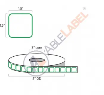 able-label-1-and-a-half-by-1-and-a-half-white-with-green-border-label