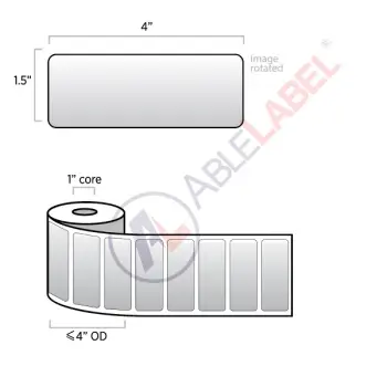 able-label-4-by-1-and-a-half-matte-chrome-silver-polyester-label-on-1-inch-core