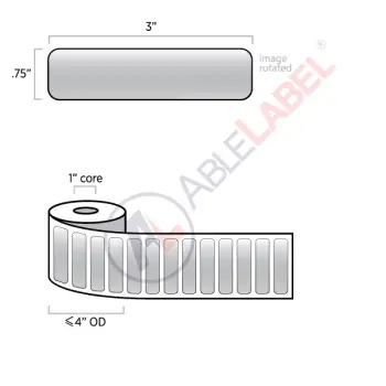 able-label-3-by-3-quarter-matte-chrome-silver-polyester-label-on-1-inch-core