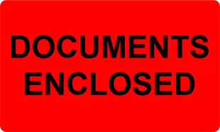 able-label-3-by-5-flood-red-packaging-label-printed-with-documents-enclosed