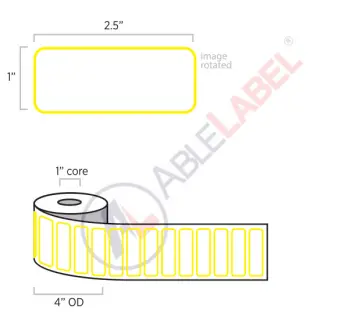 able-label-2-and-a-half-by-1-white-with-yellow-border-label-wound-on-4-inch-outside-diameter-by-1-inch-core