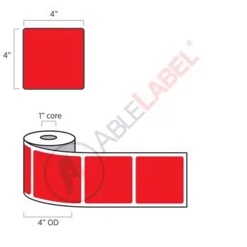 able-label-4-by-4-flood-red-label-wound-on-4-inch-outside-diameter-by-1-inch-core