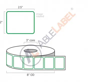 able-label-2-and-a-half-by-2-white-with-green-border-label