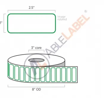 able-label-2-and-a-half-by-1-white-with-green-border-label