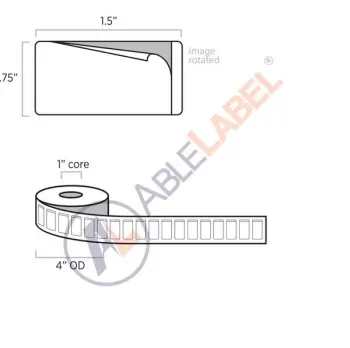 able-label-1-and-a-half-by-3-quarter-white-piggyback-label-wound-on-1-inch-core