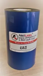 4.5” x 984' Black Wax Ribbon for Zebra Printer