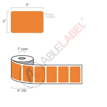 able-label-3-by-2-flood-orange-label-wound-on-1-inch-core