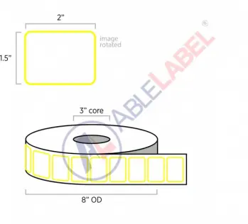 able-label-2-by-1-and-a-half-white-with-yellow-border-label