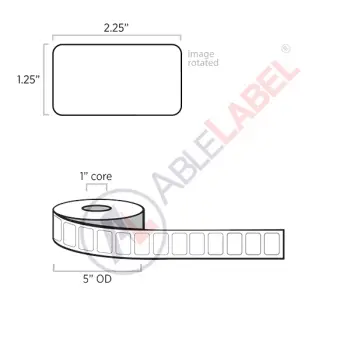 able-label-2-and-a-quarter-by-1-and-a-quarter-white-label-wound-on-5-inch-outside-diameter-by-1-inch-core