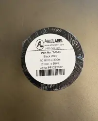2” x 984' Black Wax Ribbon for Zebra Printer