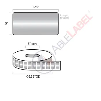 able-label-1-and-a-quarter-by-half-platinum-silver-polyester-label-with-heavy-coat-weight-adhesive