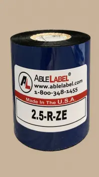 able-label-2-and-a-half-inch-black-wax-coated-side-out-zebra-compatible-ribbon
