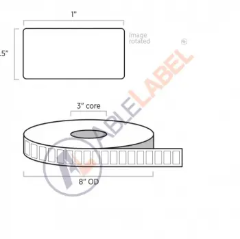 able-label-1-by-half-white-label