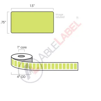 able-label-1-and-a-half-by-3-quarter-flood-lime-green-label-wound-on-4-inch-outside-diameter-by-1-inch-core