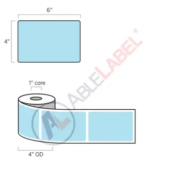 able-label-4-by-6-flood-blue-label-wound-on-4-inch-outside-diameter-by-1-inch-core