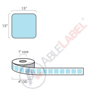 able-label-1-and-a-half-by-1-and-a-half-flood-blue-label-wound-on-4-inch-outside-diameter-by-1-inch-core