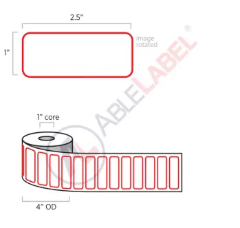 able-label-2-and-a-half-by-1-white-with-red-border-label-wound-on-4-inch-outside-diameter-by-1-inch-core