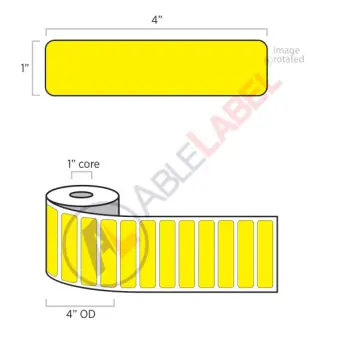 able-label-4-by-1-flood-yellow-label-wound-on-4-inch-outside-diameter-by-1-inch-core