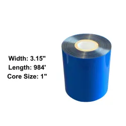 3.15” x 984' Black Wax/Resin Ribbon for Zebra Printer