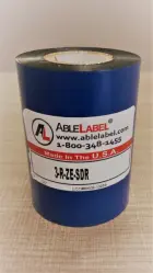 3.15” x 984' Black Resin Ribbon for Zebra Printer