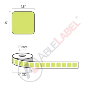 able-label-1-and-a-half-by-1-and-a-half-flood-lime-green-label-wound-on-4-inch-outside-diameter-by-1-inch-core