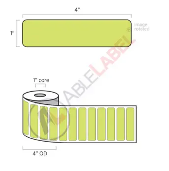 able-label-4-by-1-flood-lime-green-label-wound-on-4-inch-outside-diameter-by-1-inch-core
