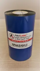 4.33” x 984' Black Wax/Resin Ribbon for Zebra Printer