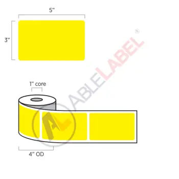 able-label-3-by-5-flood-yellow-label-wound-on-4-inch-outside-diameter-by-1-inch-core