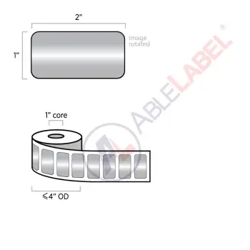 able-label-2-by-1-platinum-silver-polyester-label-with-heavy-coat-weight-adhesive-on-1-inch-core