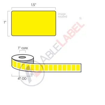 able-label-1-and-a-half-by-1-flood-yellow-label-wound-on-4-inch-outside-diameter-by-1-inch-core
